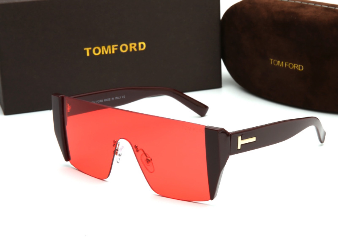 Tom Ford Design Red Sunglasses