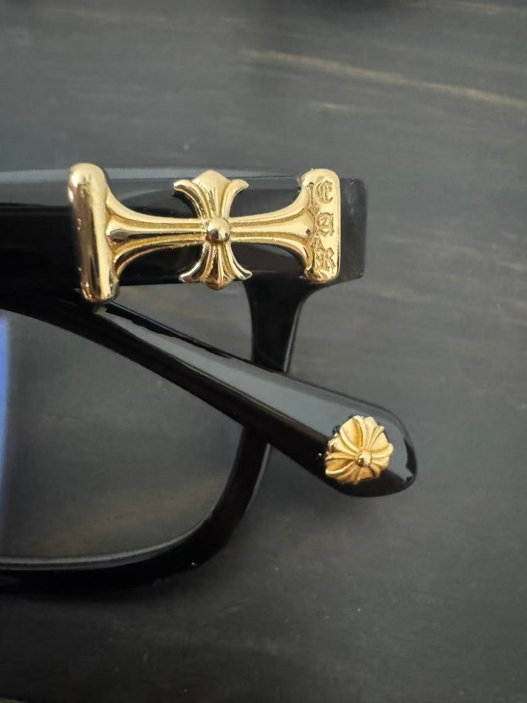Chrome Hearts Black/gold Coxucker Style
