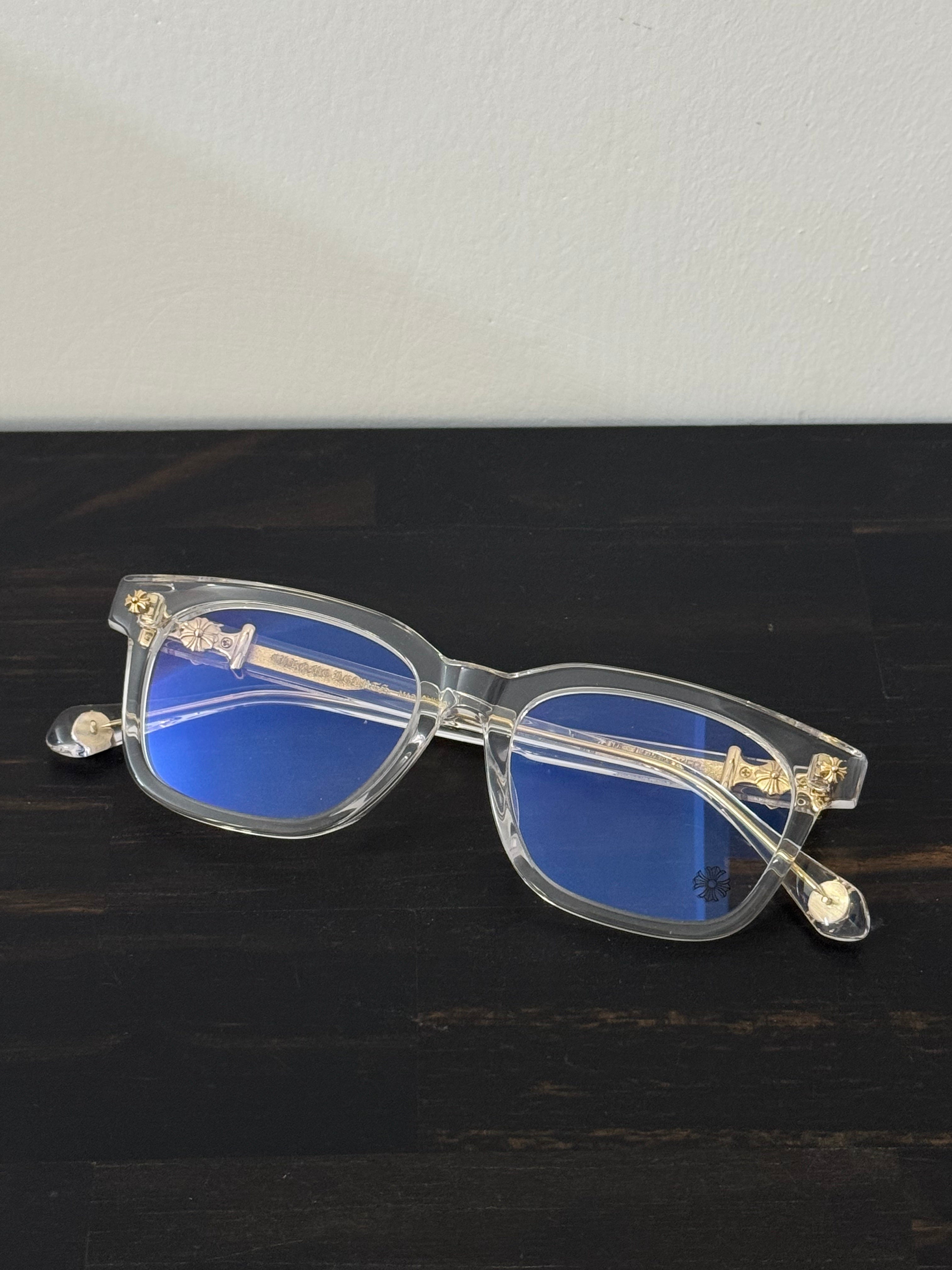 Chrome Hearts Clear/Gold Coxucker Style