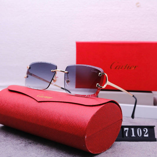 Cartier 7102 Grey Tint Style glasses